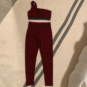 Outdoor Voices Seamless Rib Set sz Small